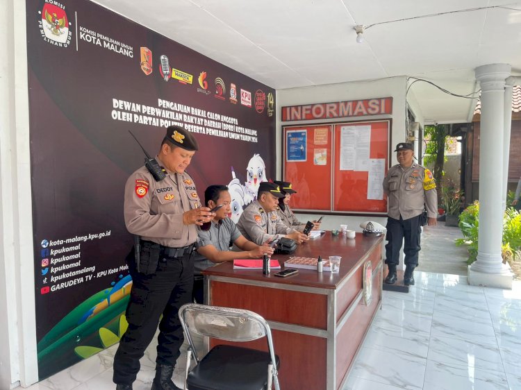 Polresta Malang Kota Tingkatkan Kesiapsiagaan Patroli  Perintis Presisi Amankan Tahapan Pemilu 2024